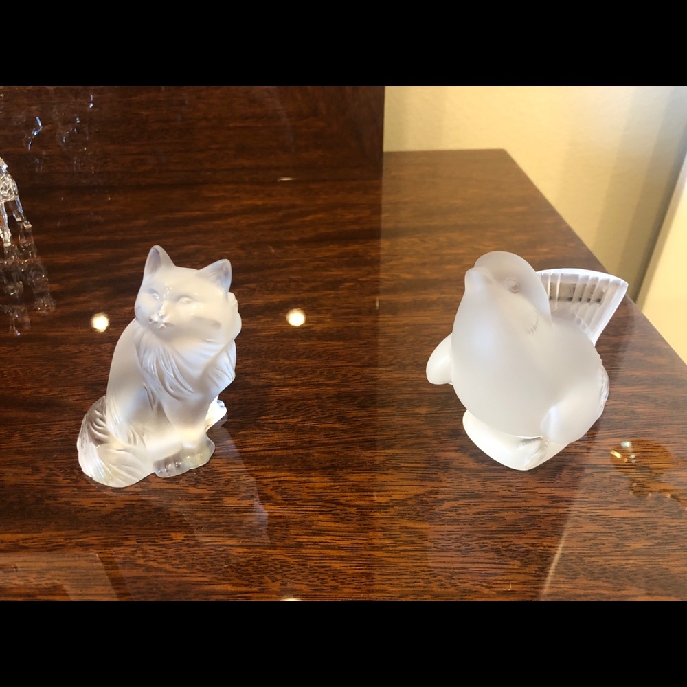 Lalique crystal figurines